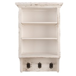 Clayre & Eef Wandregal 36x17x57 cm Beige Holz