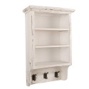 Clayre & Eef Wandregal 36x17x57 cm Beige Holz