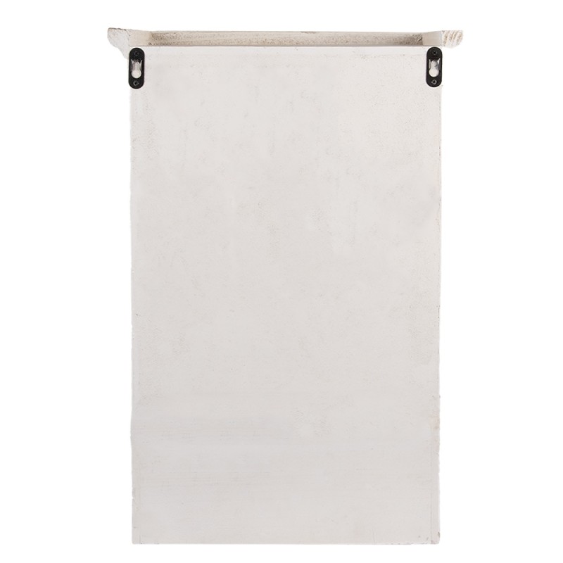 Clayre & Eef Wandregal 36x17x57 cm Beige Holz