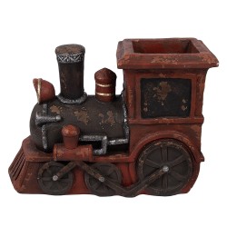 Clayre & Eef Decorative Figurine Train 70x30x50 cm Red Ceramic material