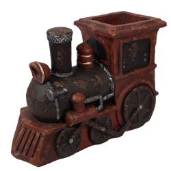 Clayre & Eef Decorative Figurine Train 70x30x50 cm Red Ceramic material