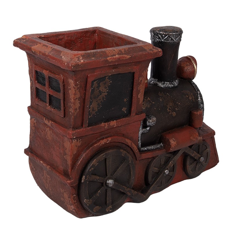 Clayre & Eef Decorative Figurine Train 70x30x50 cm Red Ceramic material