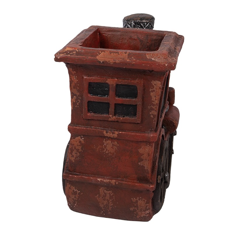 Clayre & Eef Decorative Figurine Train 70x30x50 cm Red Ceramic material