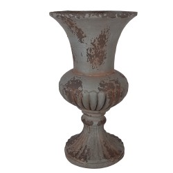 Clayre & Eef Planter Ø 30x52 cm Grey Ceramic