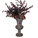 Clayre & Eef Bloempot Ø 30x52 cm Grijs Keramiek