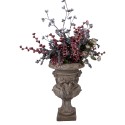 Clayre & Eef Bloempot 40x38x64 cm Beige Keramisch materiaal
