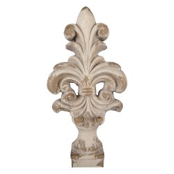 Clayre & Eef Decorative Ornament 23x14x65 cm Beige Ceramic material