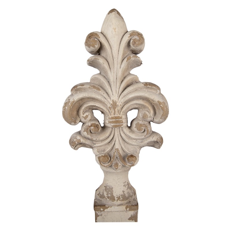 Clayre & Eef Decorative Ornament 23x14x65 cm Beige Ceramic material