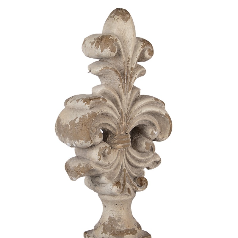 Clayre & Eef Decorative Ornament 23x14x65 cm Beige Ceramic material