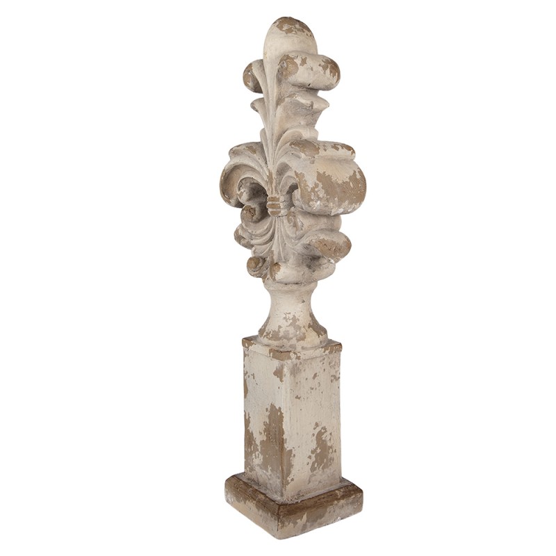 Clayre & Eef Decorative Ornament 23x14x65 cm Beige Ceramic material