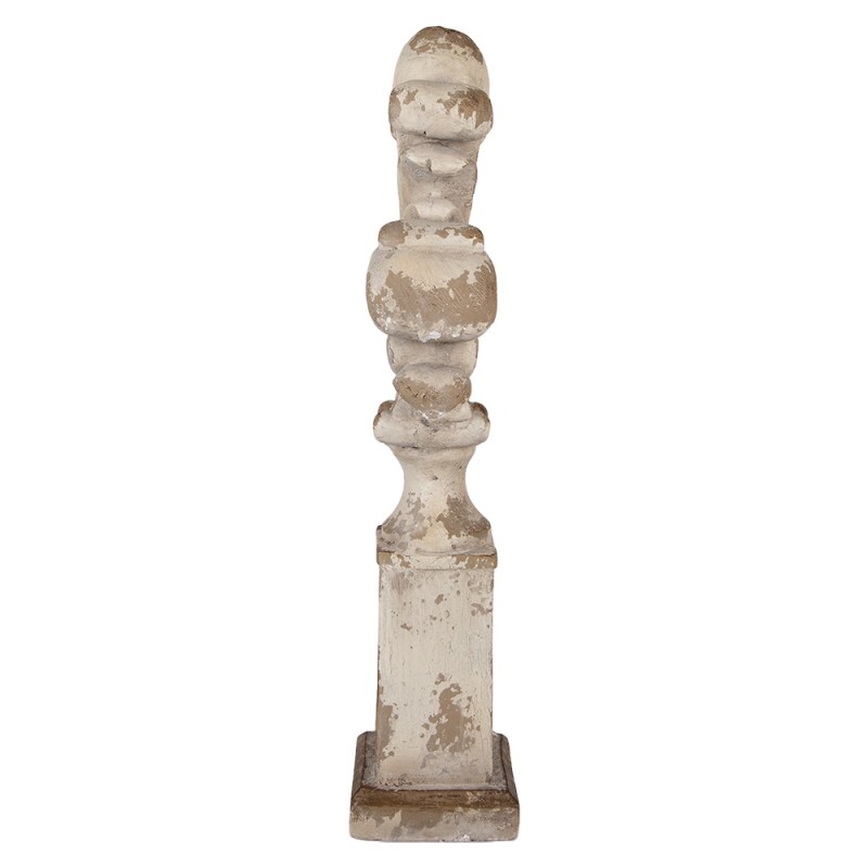Clayre & Eef Decorative Ornament 23x14x65 cm Beige Ceramic material