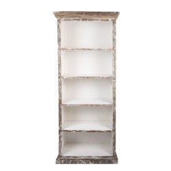 Clayre & Eef Kast 80x36x195 cm Bruin Beige Hout
