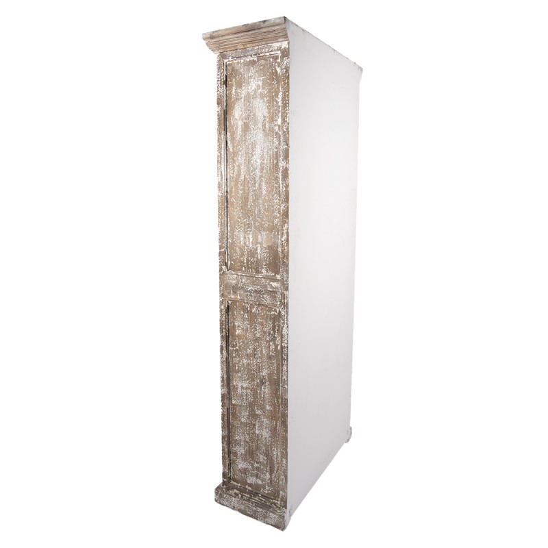 Clayre & Eef Kast 80x36x195 cm Bruin Beige Hout