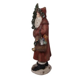 Clayre & Eef Decorative Figurine Santa Claus 39x30x93 cm Red Ceramic material