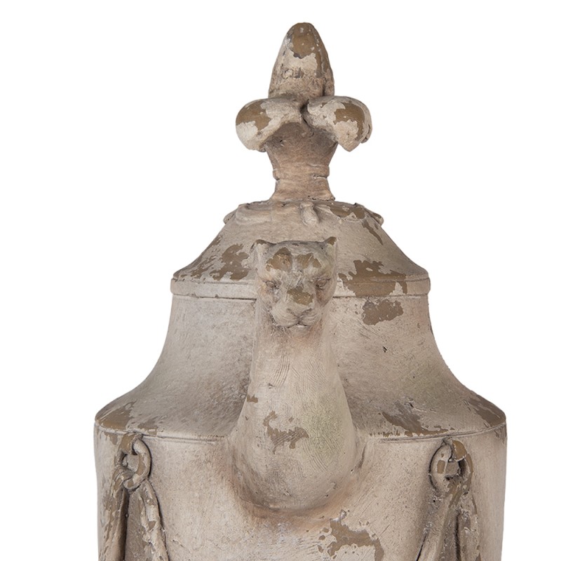 Clayre & Eef Décoration Ornement 35x25x65 cm Beige Céramique