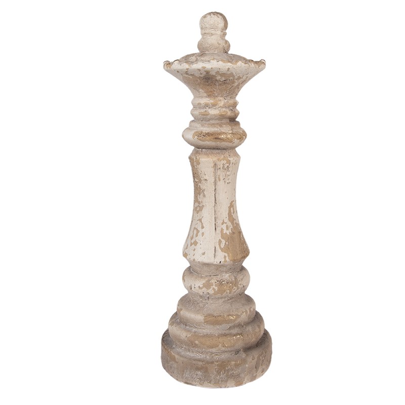 Clayre & Eef Ornamento decorativo Ø 13x40 cm Beige Ceramica Clayre & Eef Ornamento decorativo Ø 13x40 cm Beige Ceramica