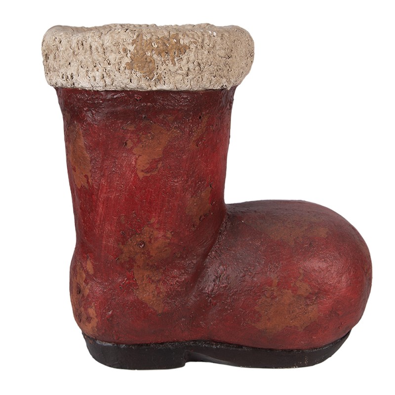 Clayre & Eef Weihnachtsdekorationsfigur Stiefel 28x18x30 cm Rot Keramik Clayre & Eef Weihnachtsdekorationsfigur Stiefel 28x18x30 cm Rot Keramik