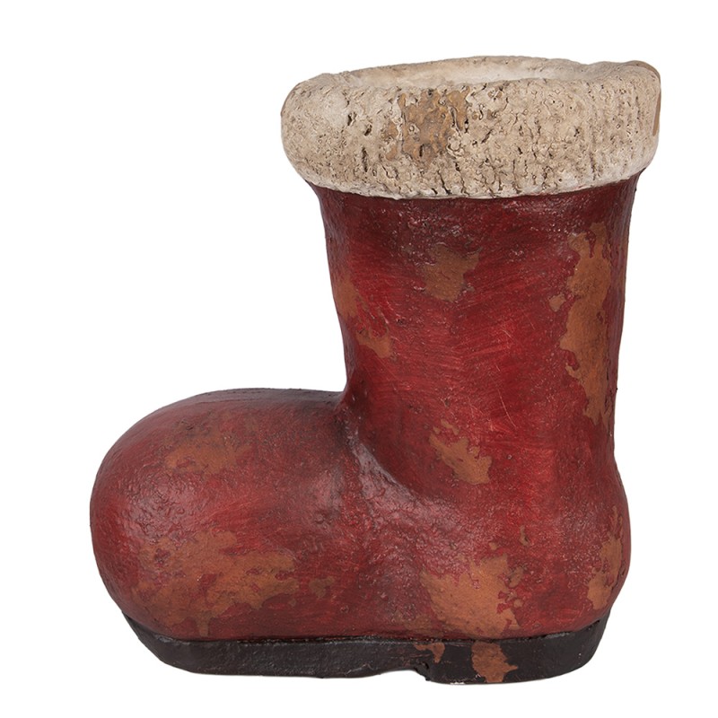 Clayre & Eef Weihnachtsdekorationsfigur Stiefel 28x18x30 cm Rot Keramik Clayre & Eef Weihnachtsdekorationsfigur Stiefel 28x18x30 cm Rot Keramik
