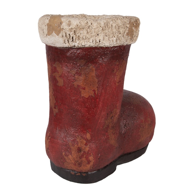 Clayre & Eef Weihnachtsdekorationsfigur Stiefel 28x18x30 cm Rot Keramik Clayre & Eef Weihnachtsdekorationsfigur Stiefel 28x18x30 cm Rot Keramik
