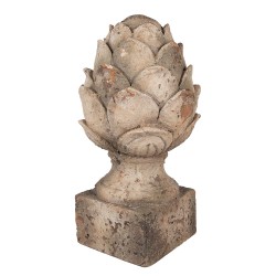 Clayre & Eef Ornamento decorativo Ø 19x35 cm Beige Ceramica