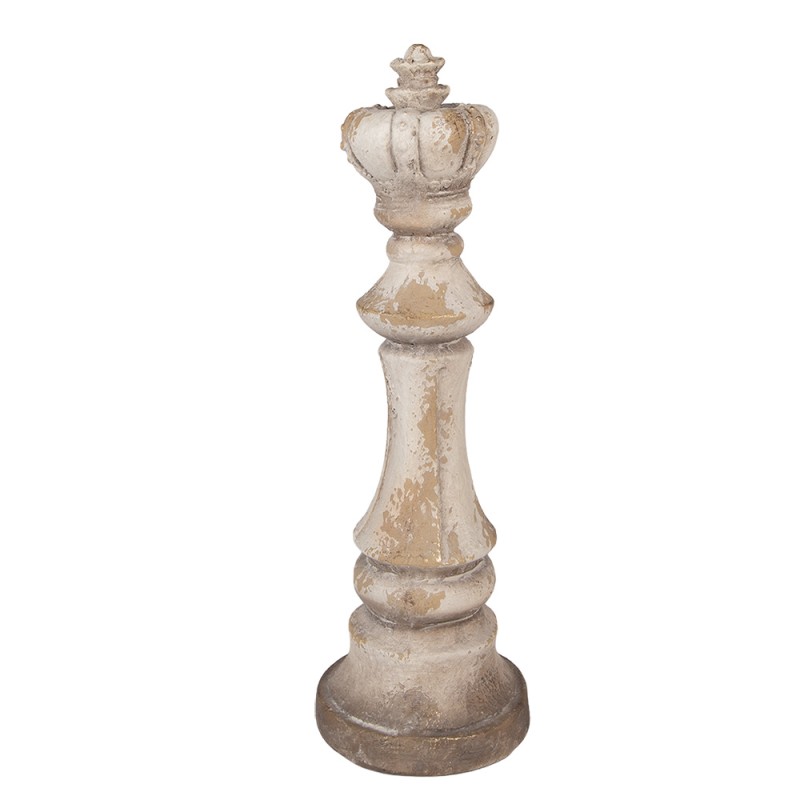 Clayre & Eef Ornamento decorativo Ø 17x51 cm Beige Ceramica Clayre & Eef Ornamento decorativo Ø 17x51 cm Beige Ceramica