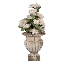 Clayre & Eef Pot de fleurs Ø 30x35 cm Beige Céramique