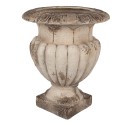 Clayre & Eef Pot de fleurs Ø 30x35 cm Beige Céramique Clayre & Eef Pot de fleurs Ø 30x35 cm Beige Céramique