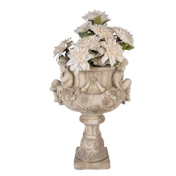 Clayre & Eef Pot de fleurs 40x32x55 cm Beige Céramique