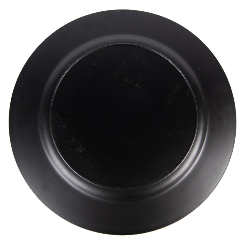 Clayre & Eef Unterteller Ø 33 cm Goldfarbig Kunststoff