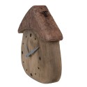 Clayre & Eef Orologio da tavolo 18x5x19 cm Marrone Legno
