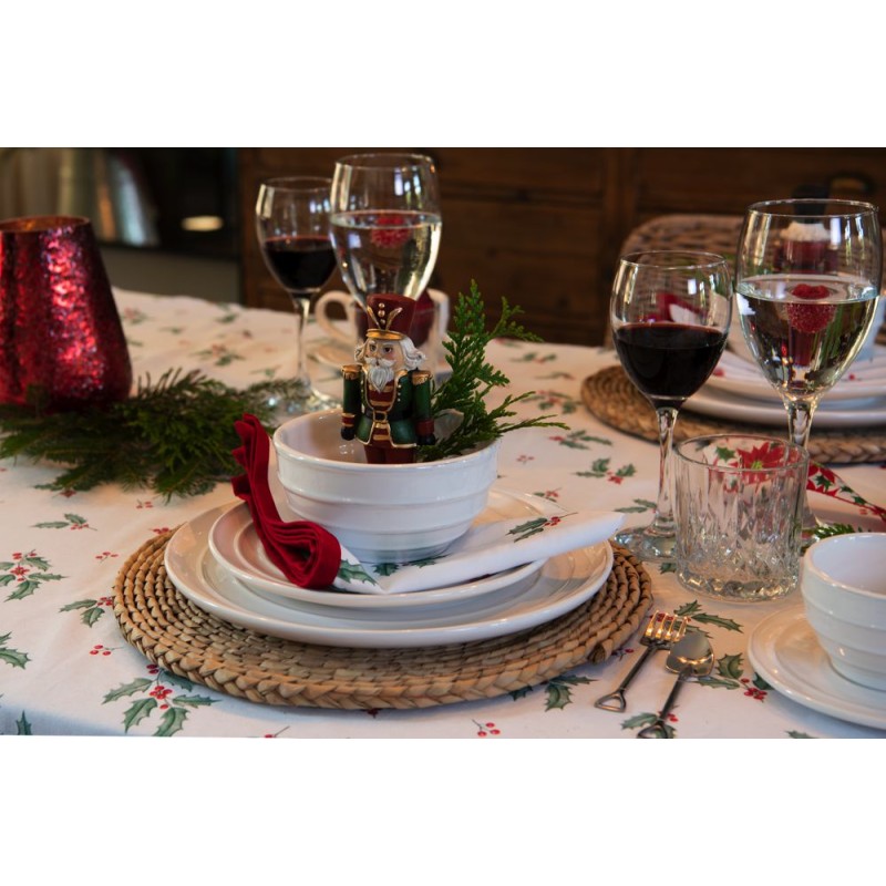 Clayre & Eef Placemat Ø 35x1 cm Brown Yellow Seagrass