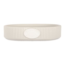 Clayre & Eef Soap Dish 14x10x3 cm Yellow Ceramic