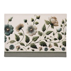 Clayre & Eef Placemats Set van 6 48x33 cm Beige Katoen