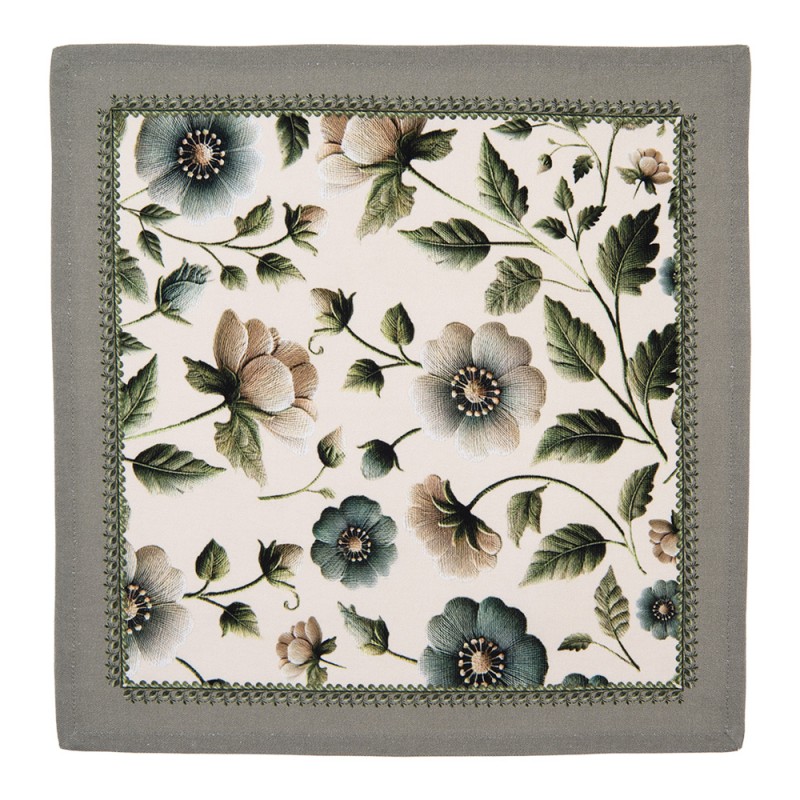 Clayre & Eef Servetten Katoen Set van 6 40x40 cm Beige Katoen