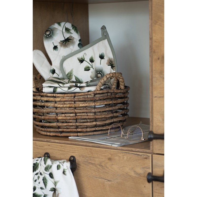 Clayre & Eef Servetten Katoen Set van 6 40x40 cm Beige Katoen