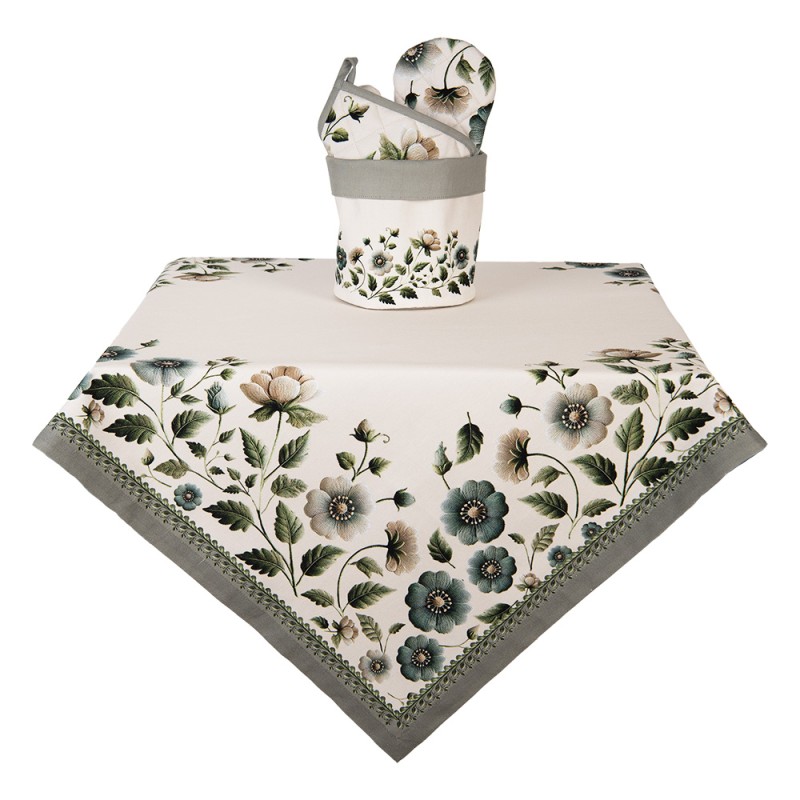 Clayre & Eef Presina 20x20 cm Beige Cotone