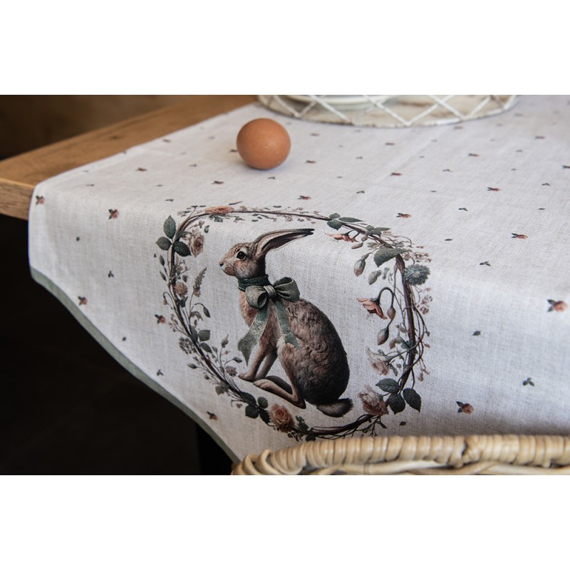 Clayre & Eef Servetten Katoen Set van 6 40x40 cm Beige Katoen