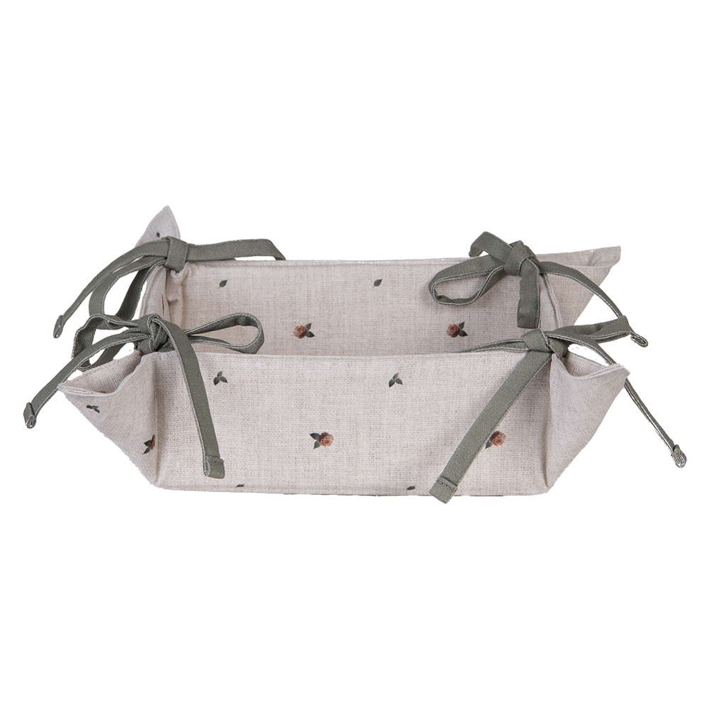Clayre & Eef Broodmand 35x35x8 cm Beige Katoen afbeelding