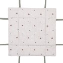 Clayre & Eef Cestino del pane 35x35x8 cm Beige Cotone