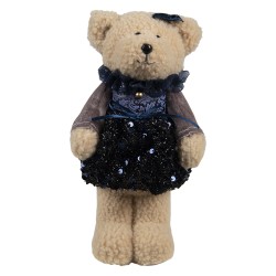 Clayre & Eef Decorative Plush Toy Bear 25 cm Blue Synthetic