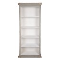 Clayre & Eef Bücherschrank 80x36x195 cm Grau Holz
