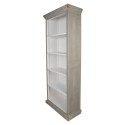 Clayre & Eef Bücherschrank 80x36x195 cm Grau Holz