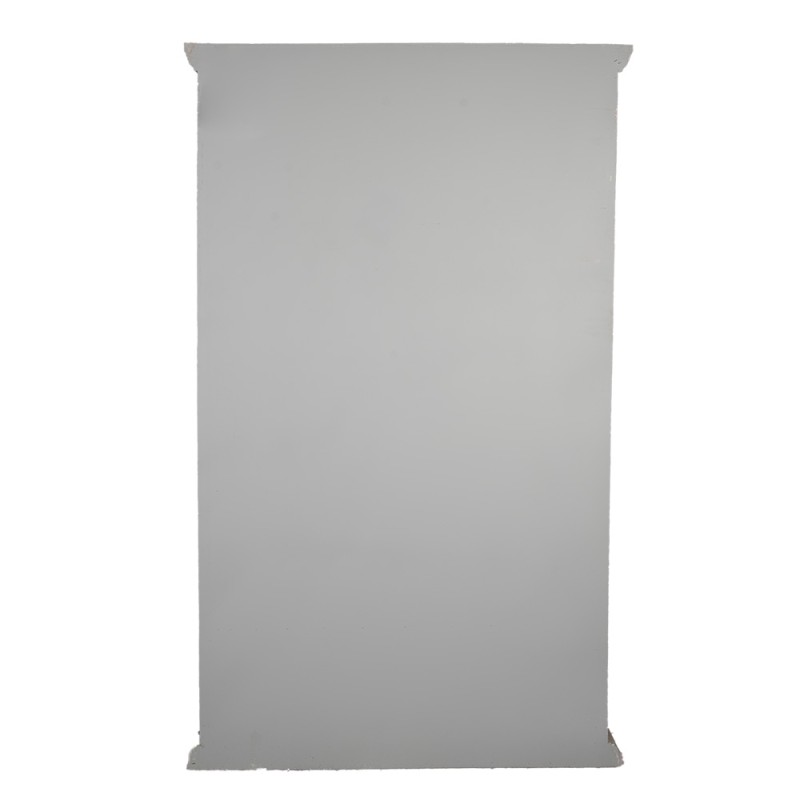 Clayre & Eef Bücherschrank 116x36x195 cm Grau Holz