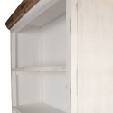 Clayre & Eef Bücherschrank 116x36x195 cm Weiß Holz