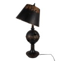 Clayre & Eef Tischlampe Ø 35x78 cm Schwarz Metall