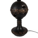 Clayre & Eef Tischlampe Ø 35x78 cm Schwarz Metall