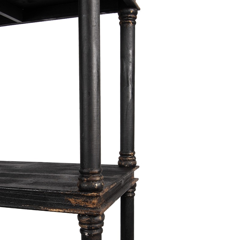 Clayre & Eef Kast 110x40x210 cm Zwart Hout