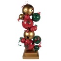 Clayre & Eef Christmas Decoration Figurine 73x56x185 cm Red Green Metal