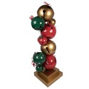 Clayre & Eef Christmas Decoration Figurine 73x56x185 cm Red Green Metal