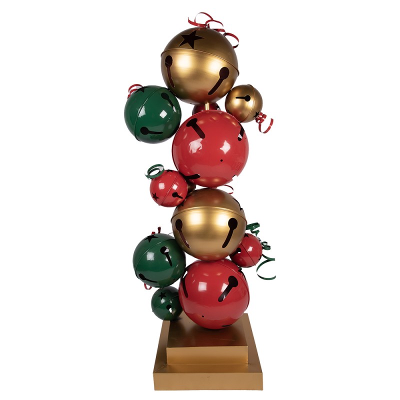 Clayre & Eef Christmas Decoration Figurine 73x56x185 cm Red Green Metal